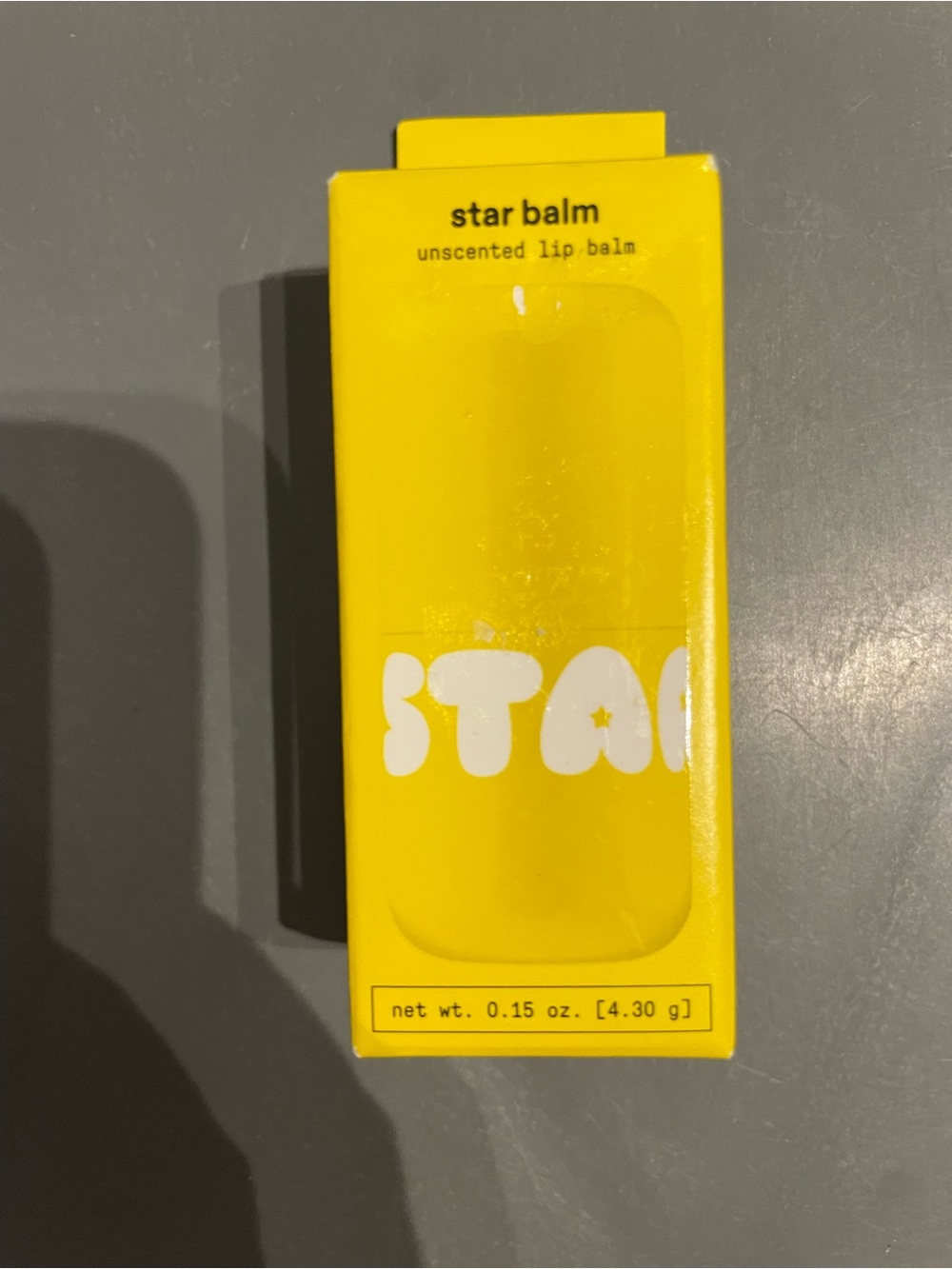 Starface Star Balm Unscented Lip Balm 0.15 oz New